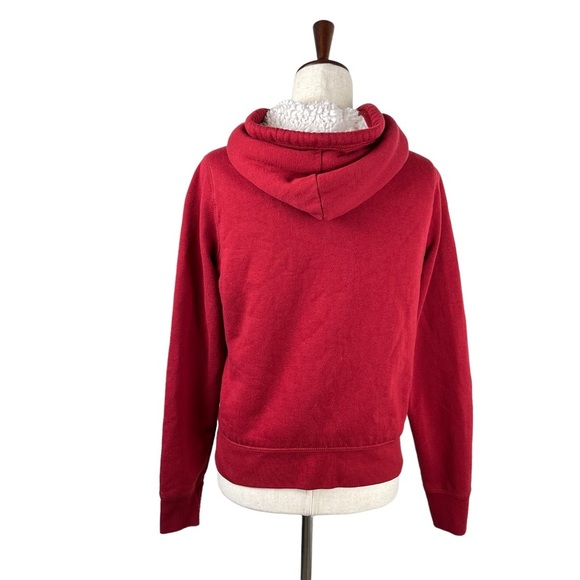 Abercrombie Fitch womens fleece lined hooded zip up size S - Picture 2 of 7